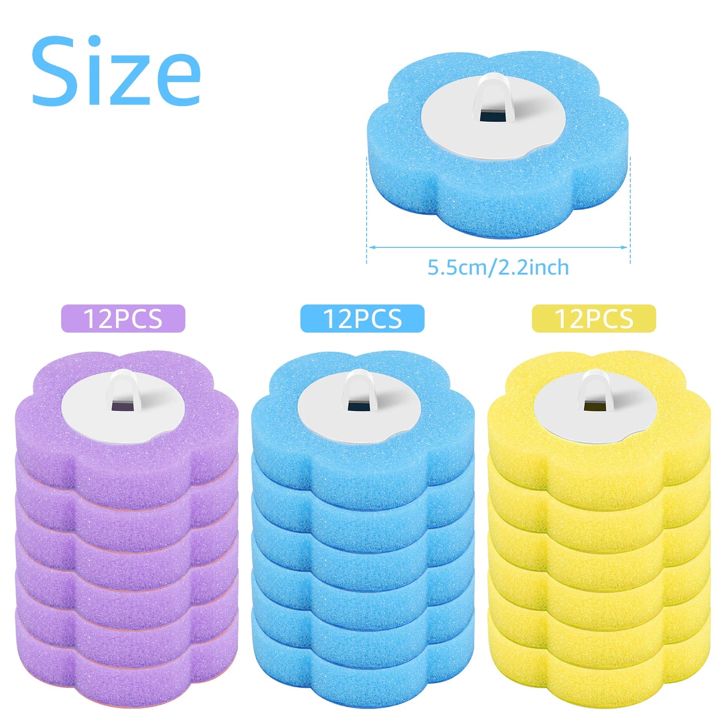 18/30 szt. Zestaw Szczotki WC z Wymiennymi Główkami – Ulepszony Długi Uchwyt do Łazienki