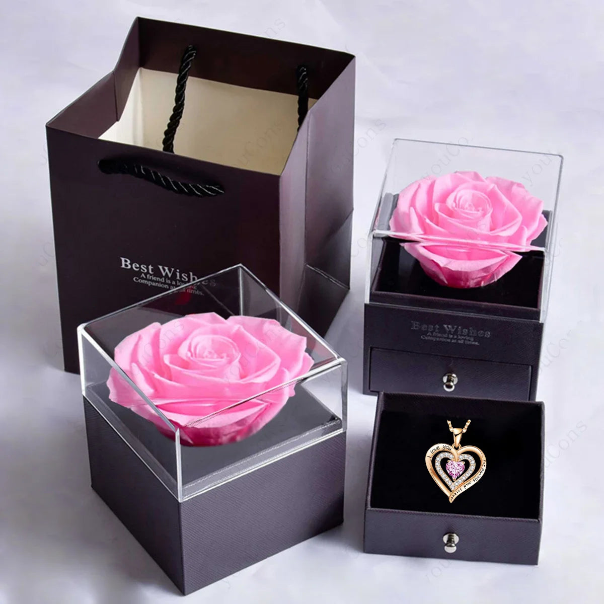 Elegancki Zestaw Biżuterii dla Kobiety | Prezent dla Mamy, Babci, Żony lub Dziewczyny na Urodziny i Rocznicę