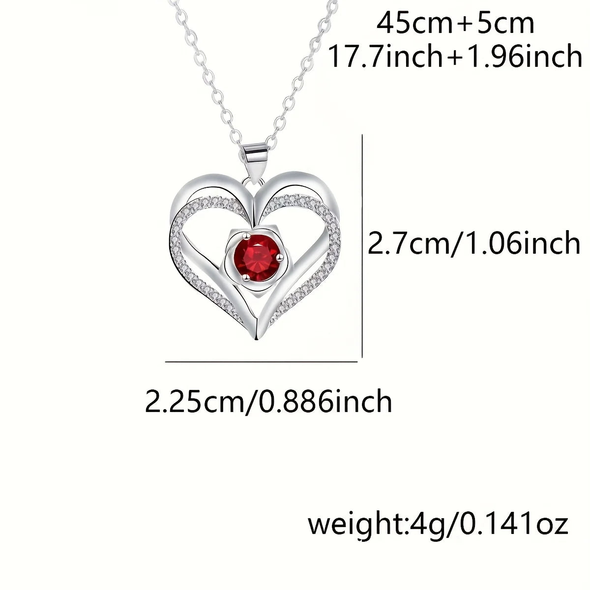 Permanent Rose Gift Box – Naszyjnik z Wieloma Zawieszkami i Wieczną Różą | Elegancka Biżuteria dla Kobiety, Prezent dla Mamy, Partnerki lub Przyjaciółki